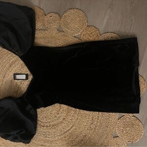 nasty gal black velvet dress - never worn